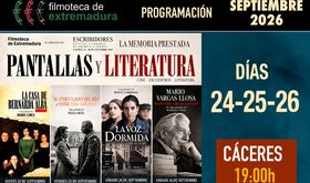 Filmoteca de Extremadura y Escribidores renen a destacadas figuras del cine y literatura