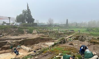 Los alumnos de Taller de Arqueologa del Colegio Salesianos de Mrida inician sus prcticas