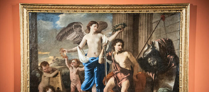 Hasta el 19 de mayo, el cuadro 'El triunfo de David' de Nicolás Poussin se expone en el MNAR de Mérida